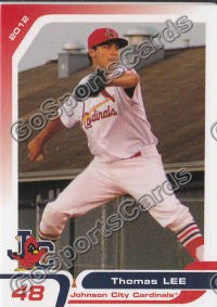 2012 Johnson City Cardinals Thomas Lee