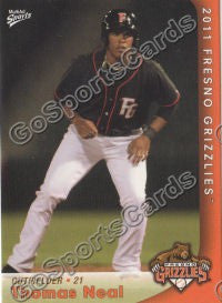 2011 Fresno Grizzlies Thomas Neal