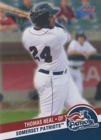 2015 Somerset Patriots Thomas Neal