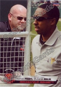 2010 Indianapolis Indians Thomas Pribyl Mubarak Malik