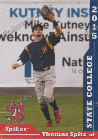 2015 State College Spikes Thomas Spitz