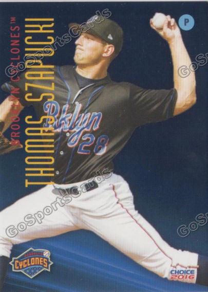 2016 Brooklyn Cyclones Thomas Szapucki