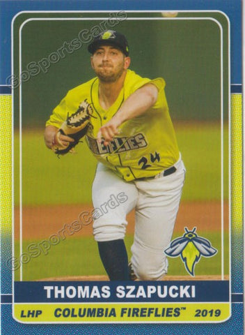 2019 Columbia Fireflies Thomas Szapucki