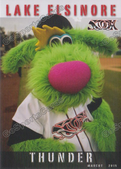 2015 Lake Elsinore Storm Thunder Mascot