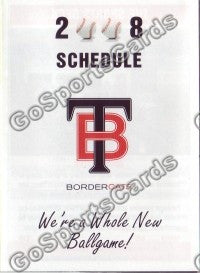 2008 Thunderbay Bordercats Pocket Schedule