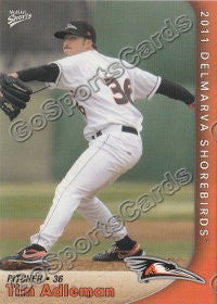 2011 Delmarva Shorebirds Tim Adleman