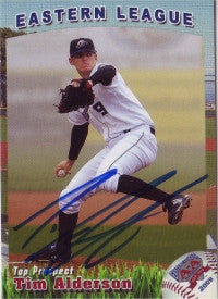 Tim Alderson 2009 Eastern League Top Prospect (Autograph)