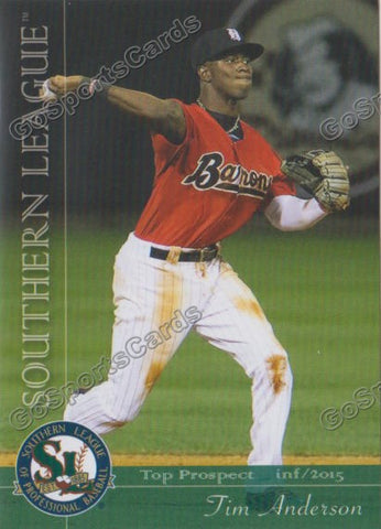 2015 Southern League Top Prospect Tim Anderson