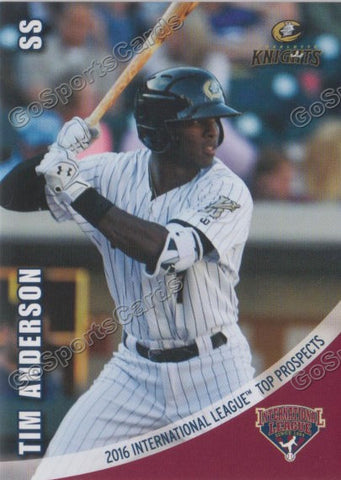 2016 International League Top Prospect Tim Anderson
