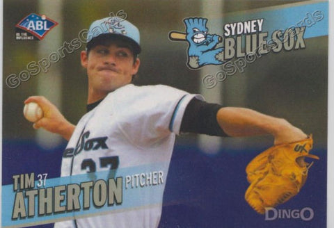 2013-2014 Sydney Blue Sox ABL Tim Atherton