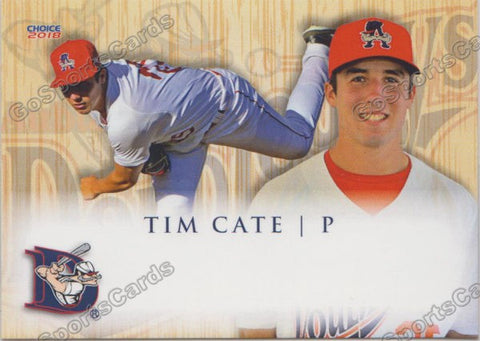 2018 Auburn Doubledays Tim Cate