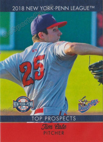 2018 New York Penn League Top Prospects NYPL Tim Cate