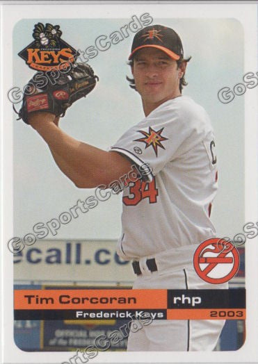 2003 Frederick Keys SGA Tim Corcoran