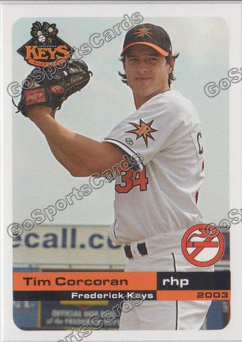 2003 Frederick Keys SGA Tim Corcoran