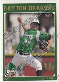 2011 Dayton Dragons Tim Crabbe