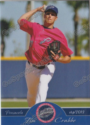 2013 Pensacola Blue Wahoos Tim Crabbe