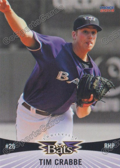 2014 Louisville Bats Tim Crabbe