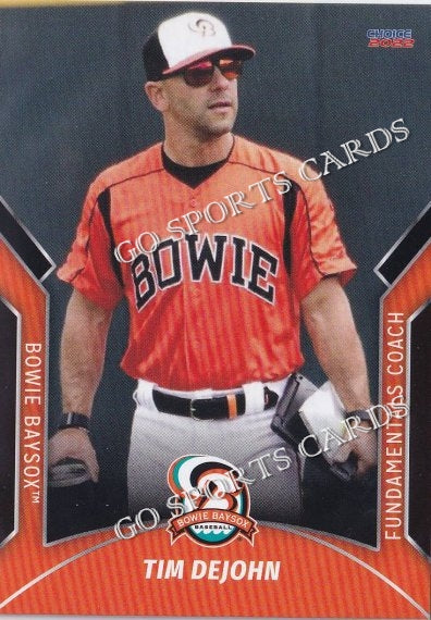 2022 Bowie Baysox Tim Dejohn