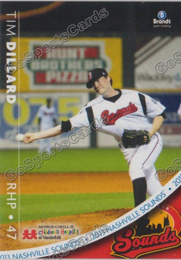 2013 Nashville Sounds Tim Dillard