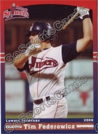 2008 Lowell Spinners Tim Federowicz