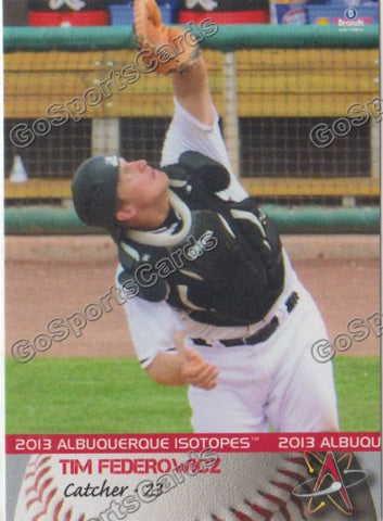 2013 Albuquerque Isotopes Tim Federowicz