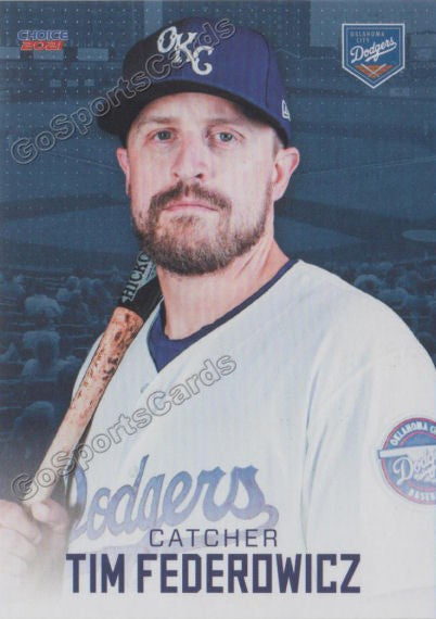 2021 Oklahoma City Dodgers Tim Federowicz