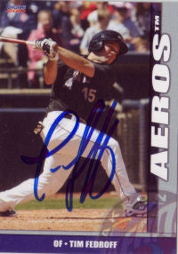 Tim Fedroff 2010 Akron Aeros (Autograph)