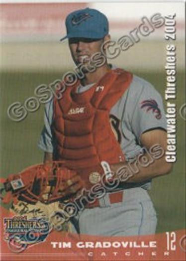 2004 Clearwater Threshers Tim Gradoville