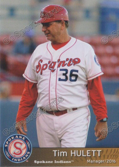 2016 Spokane Indians Tim Hulett
