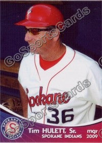 2009 Spokane Indians Tim Hulett Sr
