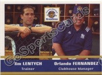 2005 Charleston RiverDogs Tim Lentych Orlando Fernandez
