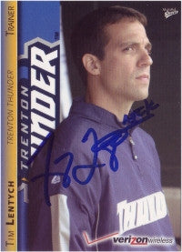 Tim Lentych 2008 Trenton Thunder (Autograph)