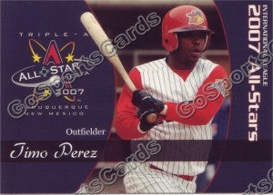 2007 International League All Star Choice Timo Perez