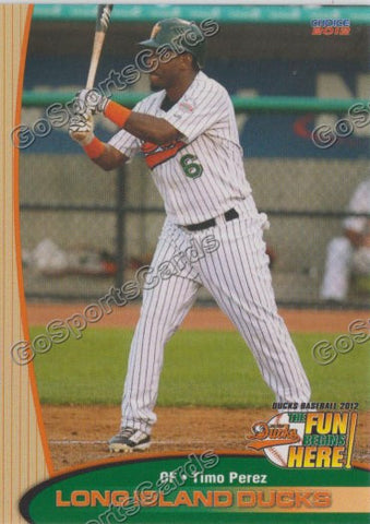 2012 Long Island Ducks Timo Perez
