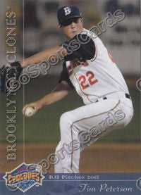 2012 Brooklyn Cyclones Tim Peterson