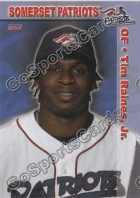 2010 Somerset Patriots Tim Raines Jr