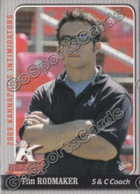 2009 Kannapolis Intimidators Tim Rodmaker