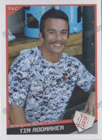 2017 Birmingham Barons Tim Rodmaker