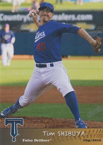 2016 Tulsa Drillers Tim Shibuya