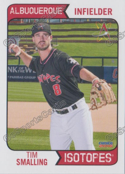 2016 Albuquerque Isotopes Tim Smalling