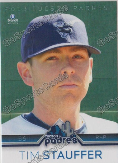 2013 Tucson Padres Tim Stauffer