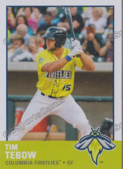 2017 Columbia Fireflies Tim Tebow