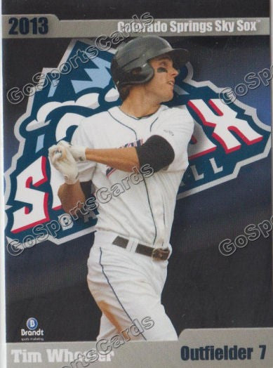 2013 Colorado Springs Sky Sox Tim Wheeler