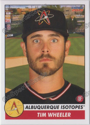 2015 Albuquerque Isotopes Tim Wheeler