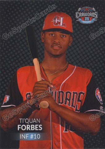 2017 Hickory Crawdads Ti'Quan Forbes