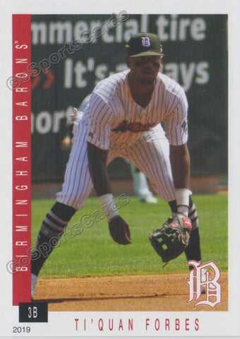 2019 Birmingham Barons Ti'Quan Forbes