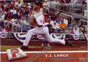 2009 Portland Sea Dogs TJ Large
