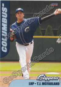 2012 Columbus Clippers TJ McFarland