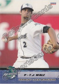 2011 Vermont Lake Monsters TJ Walz