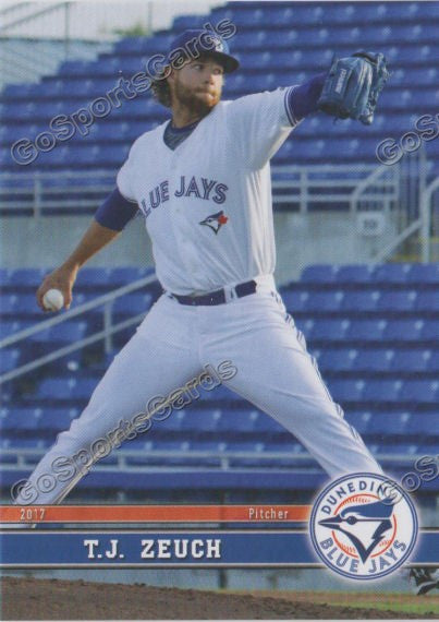 2017 Dunedin Blue Jays TJ Zeuch